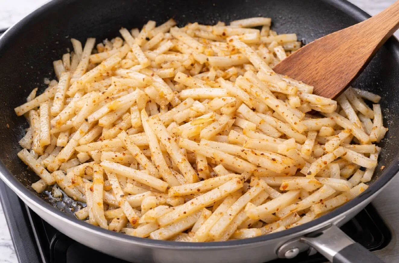 후라이팬에 볶는 멕시코 감자