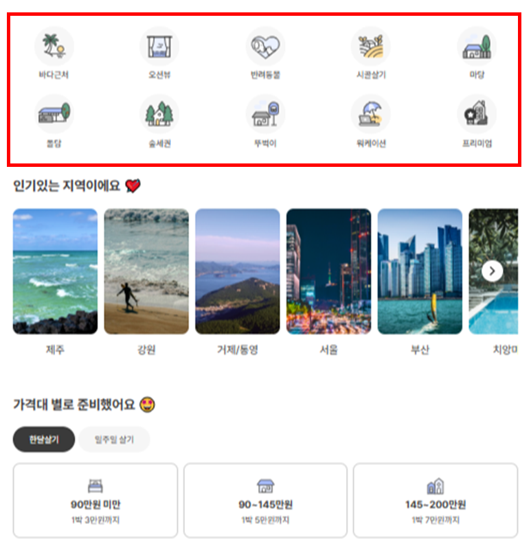 리브애니웨어 사이트 레이아웃 (출처 : 리브애니웨어 홈페이지)