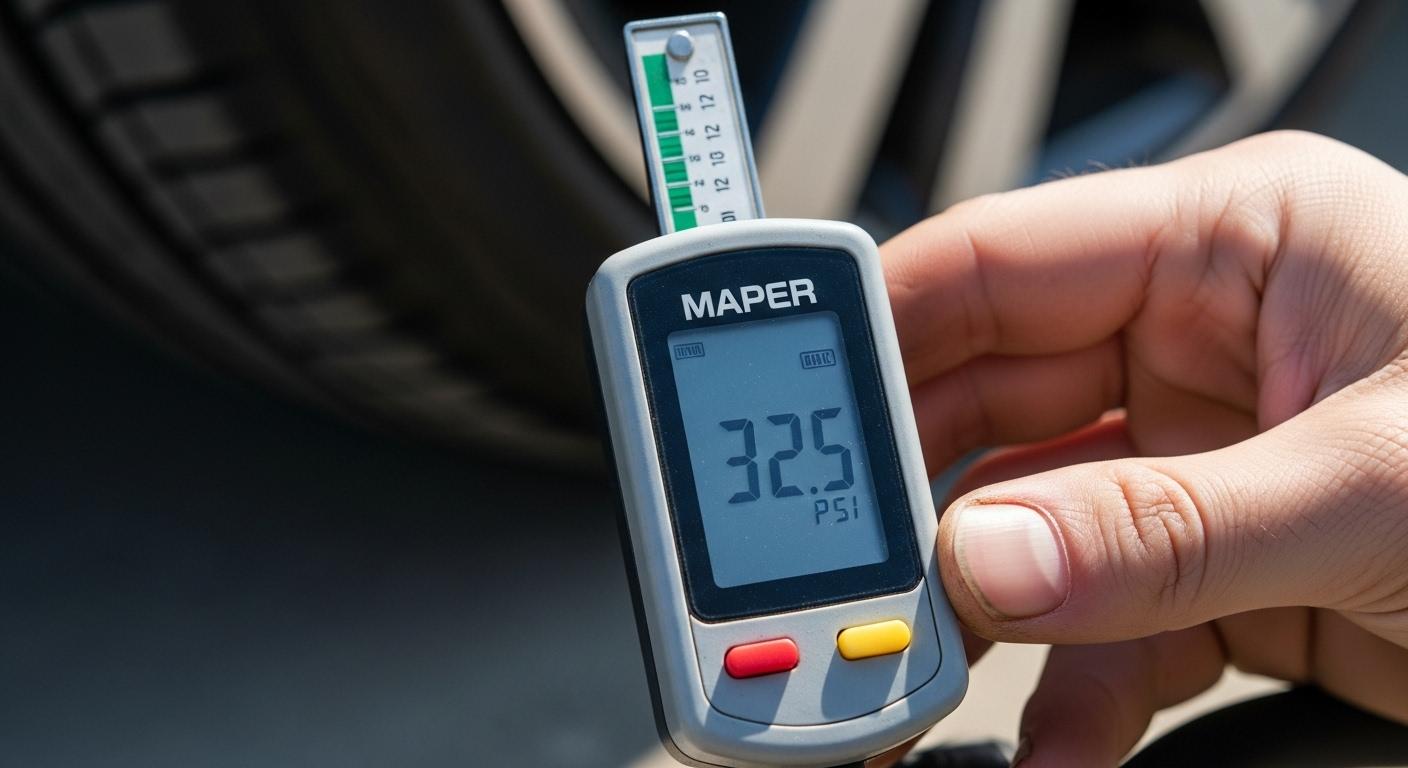 자동차 타이어 공기압 수치