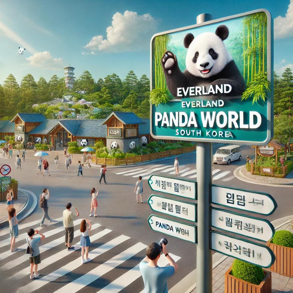 에버랜드 지도 판다월드
