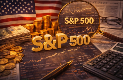 S&P 500 투자를 보여주는 사진
