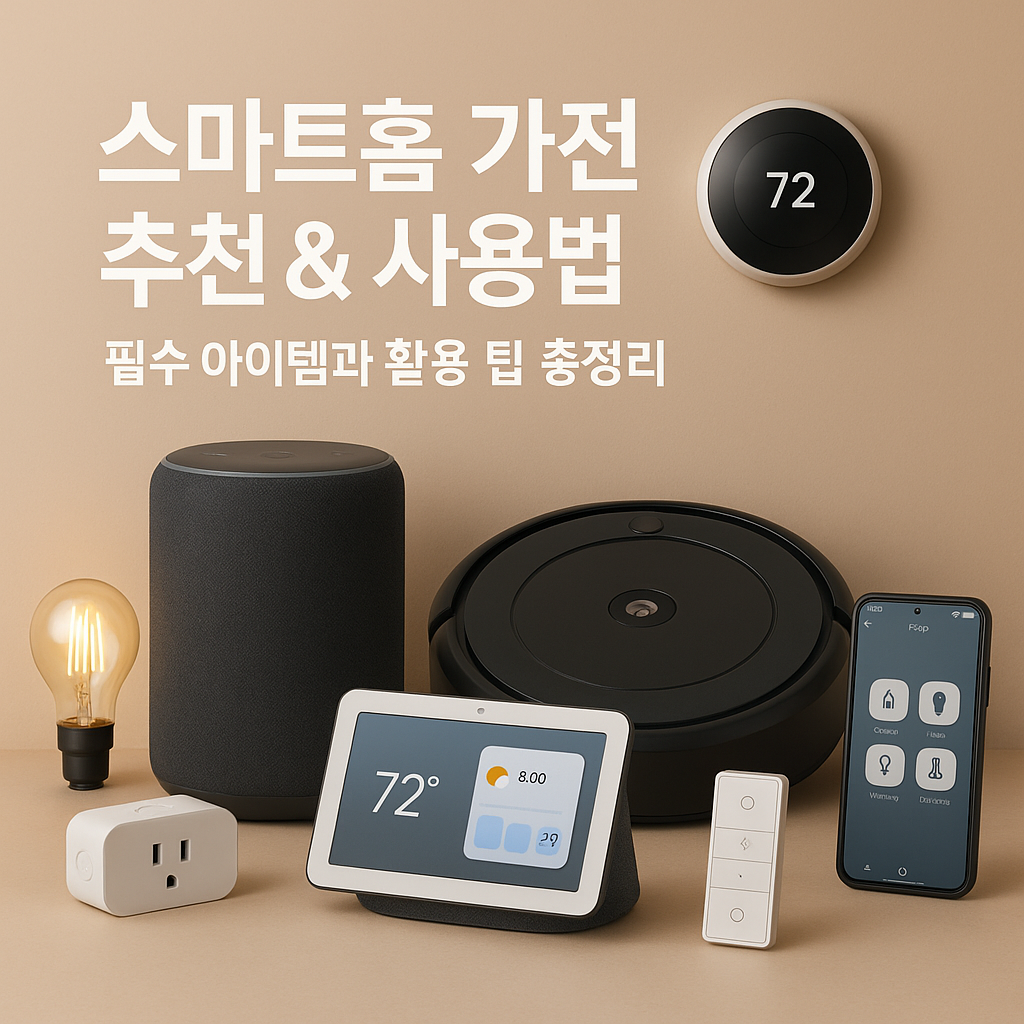 스마트홈 가전 추천 & 사용법