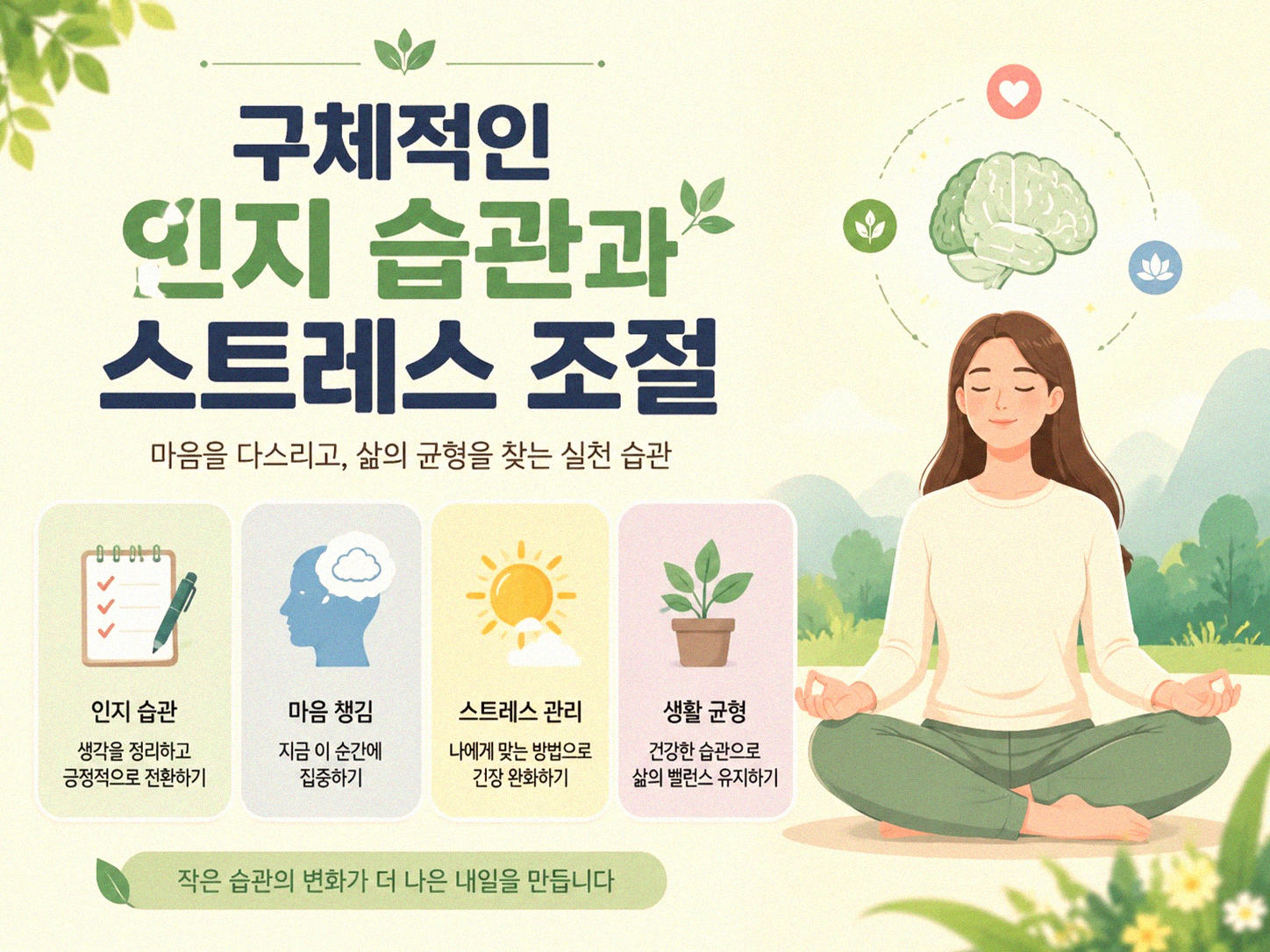 똑같은 상황, 다른 마음이 만드는 스트레스 차이