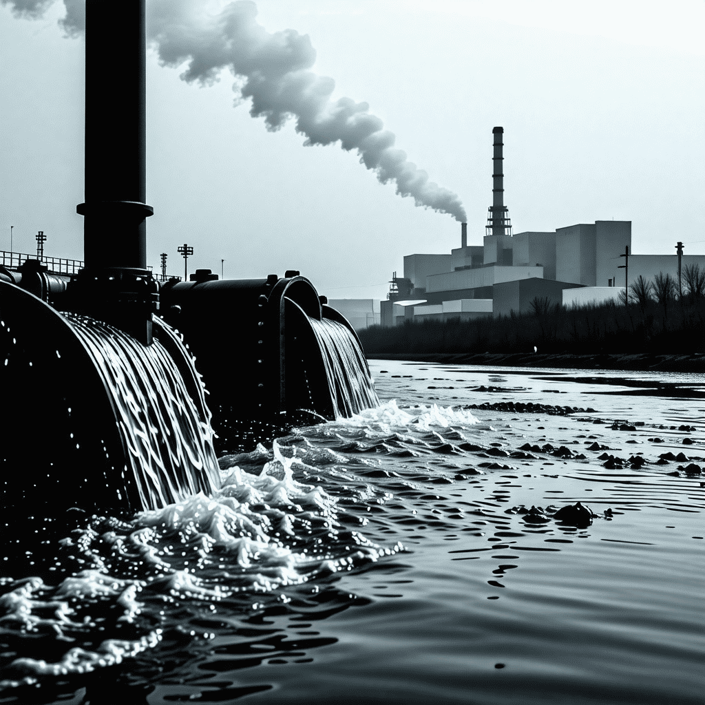 동물 실험으로 인한 환경 오염 사진