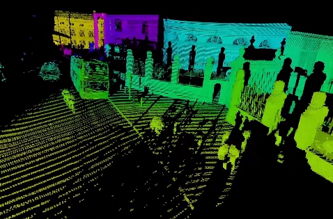 자동차 라이다 기술 도로