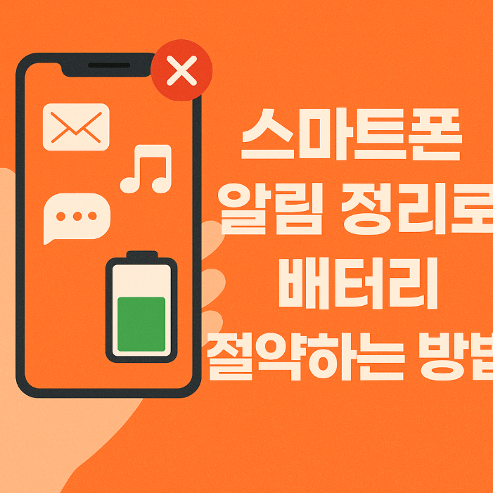 스마트폰 알림 정리로 배터리 절약하는 가장 현실적인 방법
