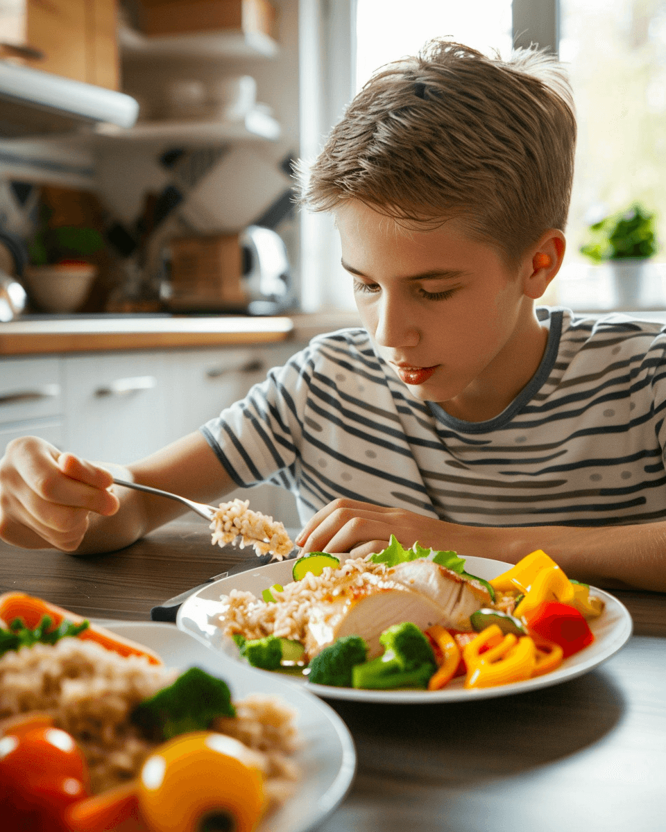 건강식을-먹는-학생