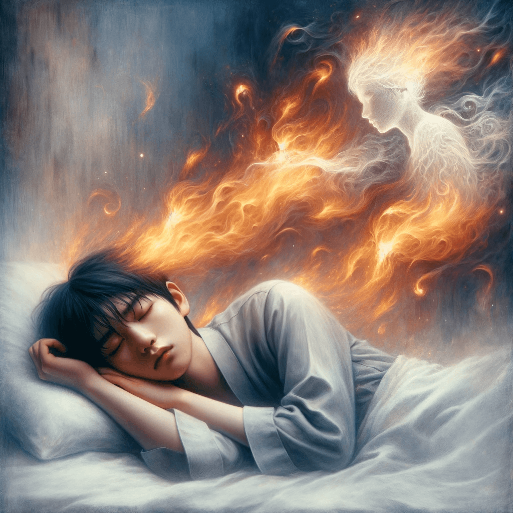 꿈속의 강렬한 불