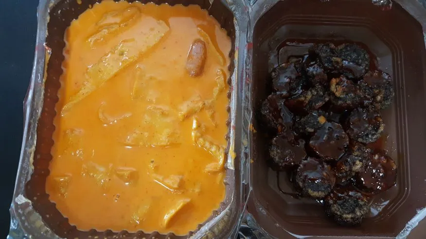 로제떡볶이, 순대튀김범벅