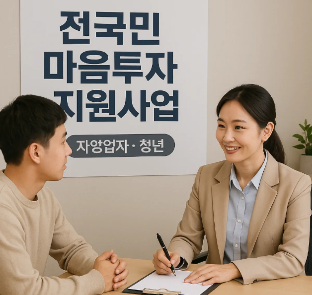 전국민 마음투자 지원사업 상담