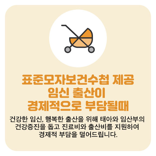 표준모자보건수첩 제공