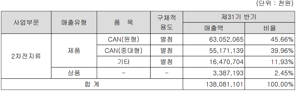상신이디피 - 주요 사업 부문 및 제품 현황