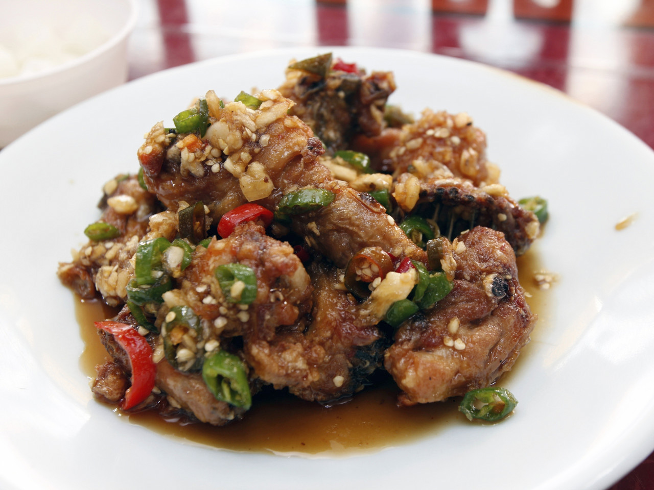 마니컨양념통닭