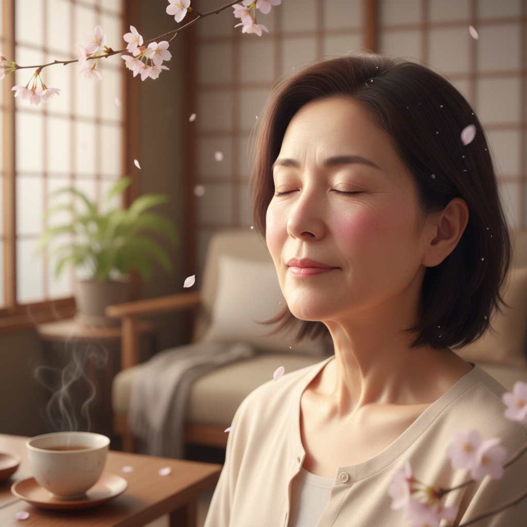 春季における肌バリア機能の変化と観測データの学術図解