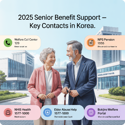 65세 이상 노인(고령자) 혜택 지원금 이미지