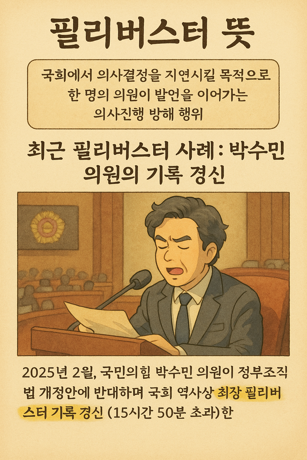 필리버스터 뜻