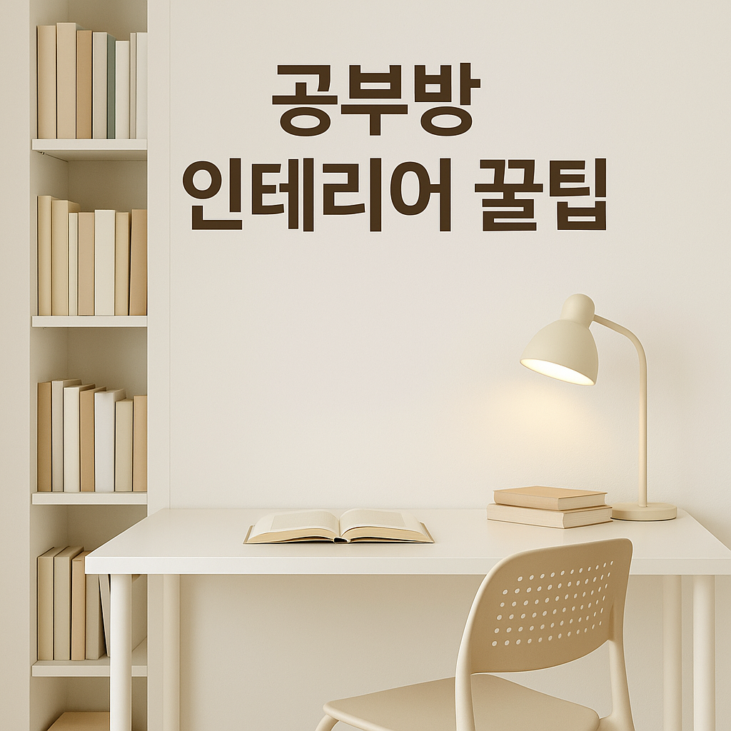 공부방 인테리어 팁