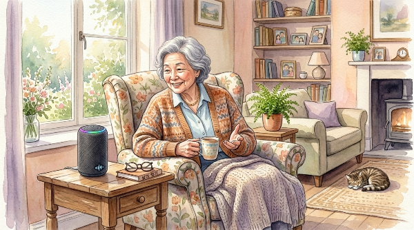 시니어 AI친구 대화하기