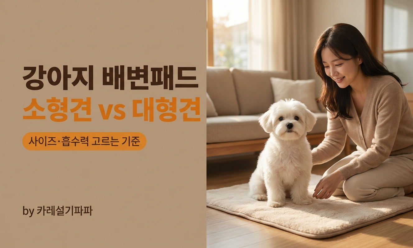 거실 매트 위에 앉은 하얀 강아지