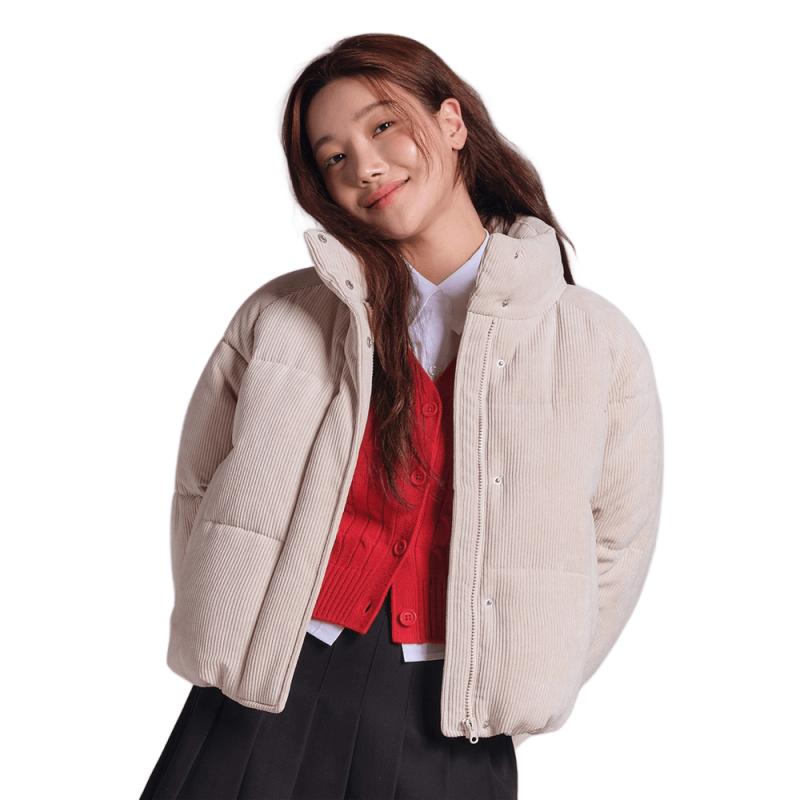 SPAO 파스텔 푸퍼 코듀로이 SPJPD4TG02