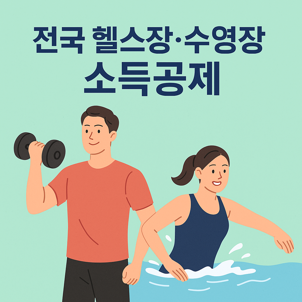 헬스장 수영장 소득공제