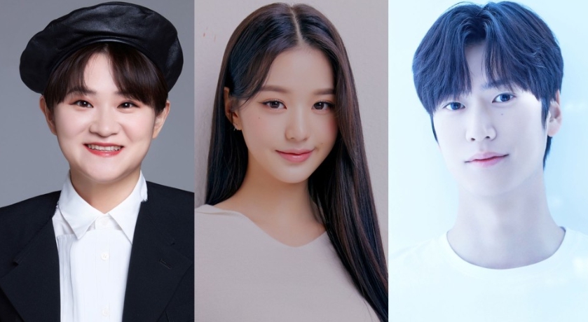 KBS가요대축제의 MC인 김신영, 장원영, 나인우