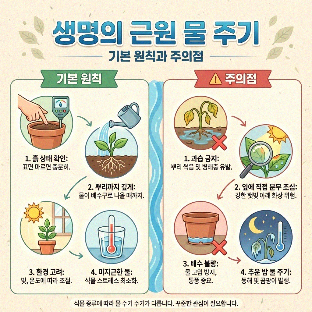 우리 집 푸릇푸릇 식물 친구들 관리하는 법