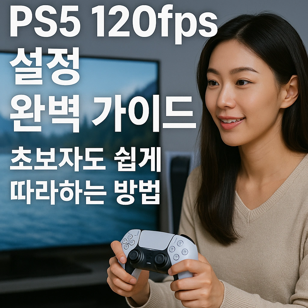 PS5 120fps 설정 완벽 가이드 - 초보자도 쉽게 따라하는 방법