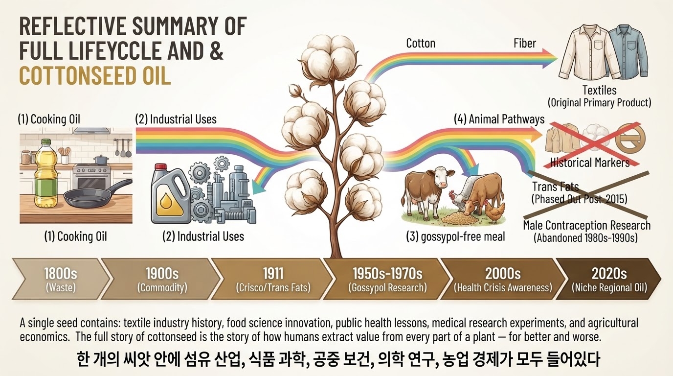 면화유의 전체 생애주기와 다중 정체성 — 요약