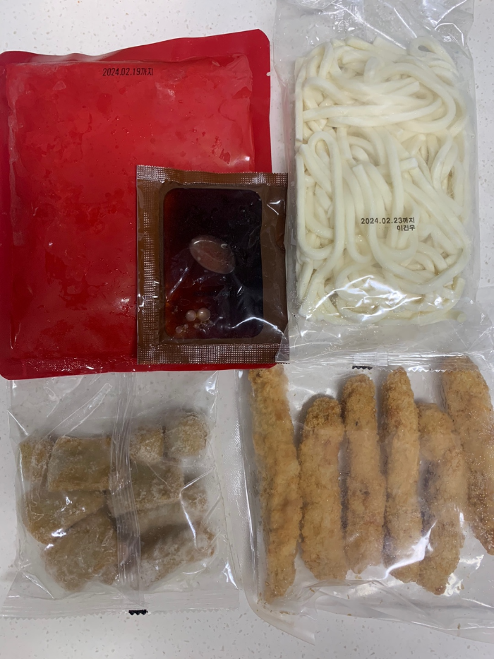하코야 김치카츠나베 구성