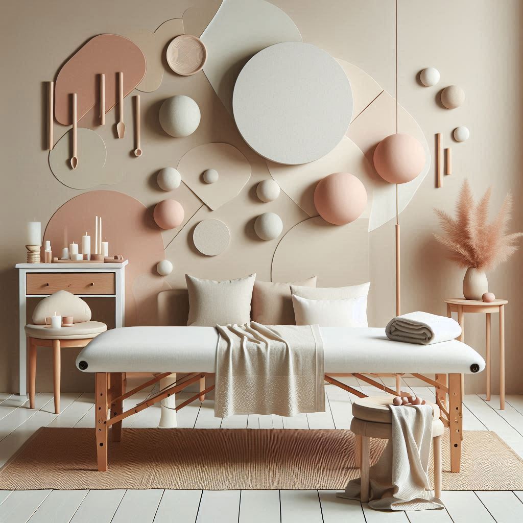 피부,체형관리 샵 배경