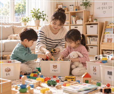 아이 있는 집 장난감 정리, 버리지 않고 정리하는 6가지 방법