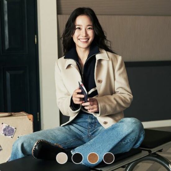 지오다노 여성 소프트 울 크롭 겨울 카라 자켓 372916