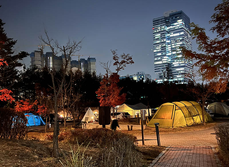 수원 광교호수공원 가족캠핑장 소개