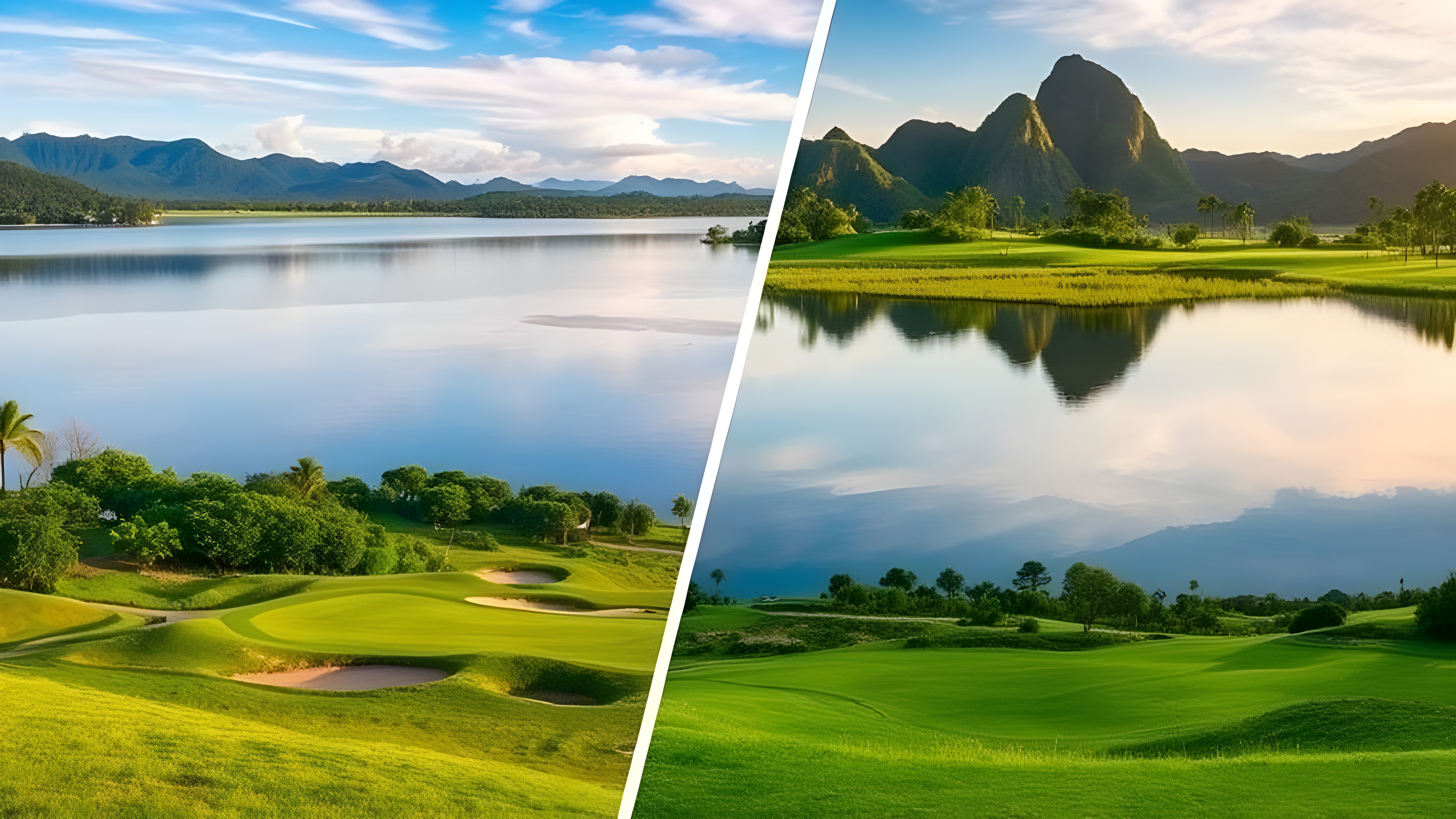 라오스와 태국 골프장 비교