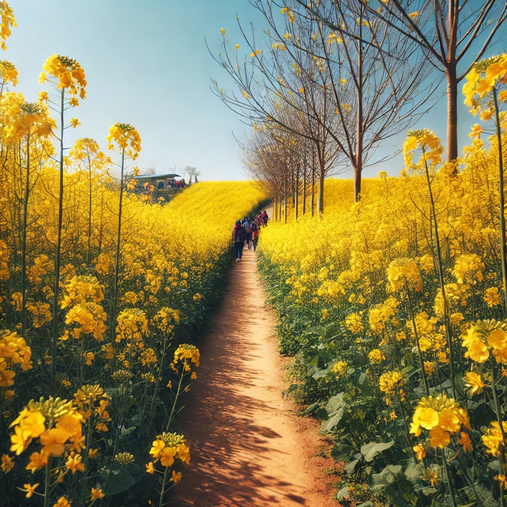 유채꽃길