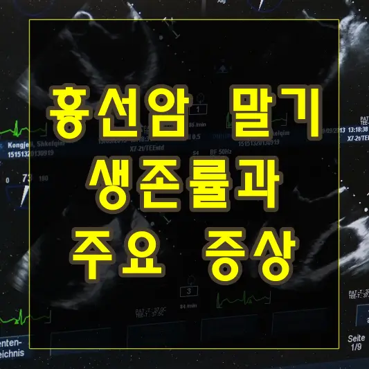 흉선암 말기 생존률과 주요 증상