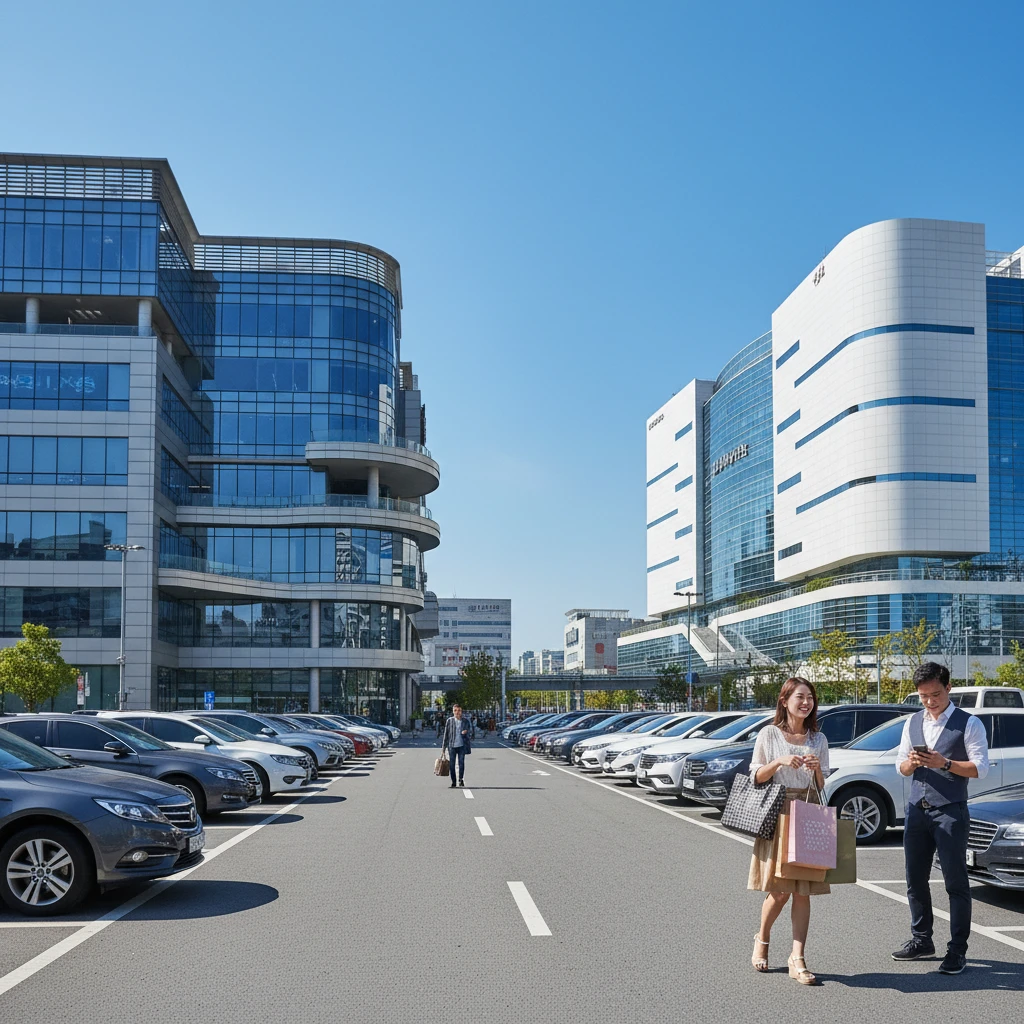 마곡 테크노타워 퀸즈파크 빌딩 주차권..