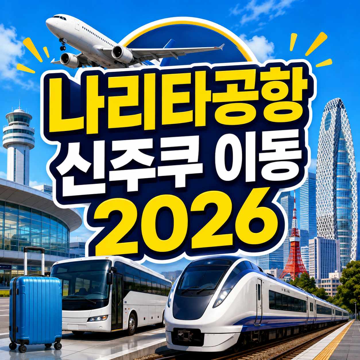 나리타공항 신주쿠 이동