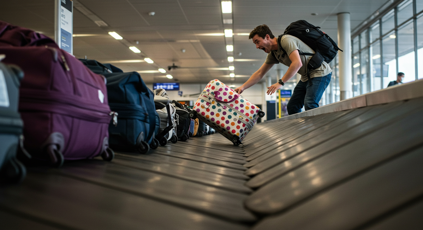 수화물 가방 사진