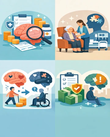 치매보험금 지급기준에서 경증과 중증 판정에 따른 지급 구조3