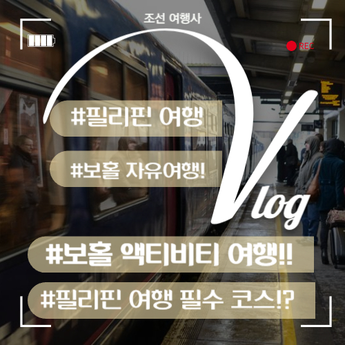 필리핀 보홀 자유여행 필수 투어 코스 : 액티비티 여행 코스