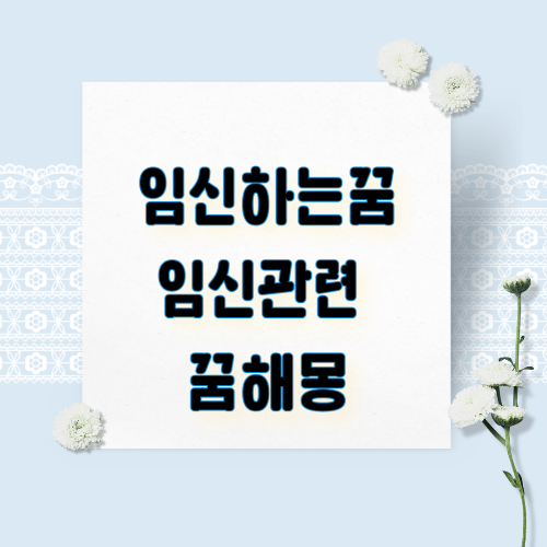 임신하는 꿈해몽