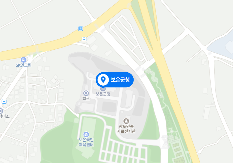 보은군 차량등록사업소 위치 및 전화번호