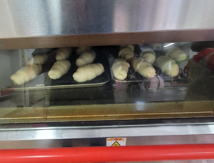 소금빵 굽기