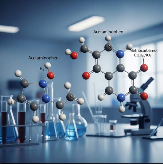 리렉스담정의 핵심 성분은 '메토카르바몰(Methocarbamol)'입니다.
