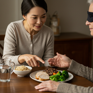 시각장애인을 위한 가사지원과 사회활동 지원