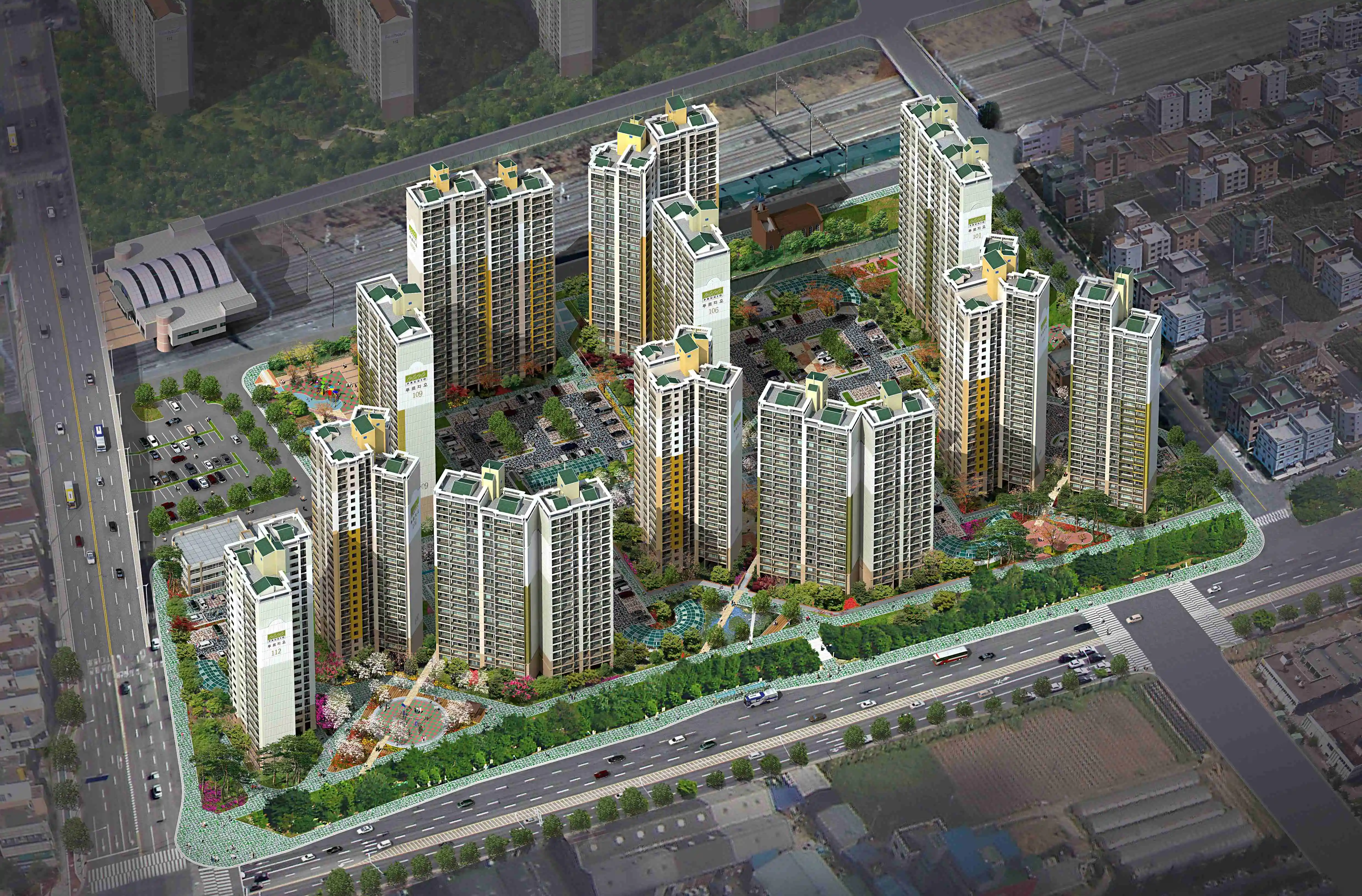 200500_충남 천안시 서북구 두정동 공동주택(아파트) 부지조성 [두정역푸르지오]