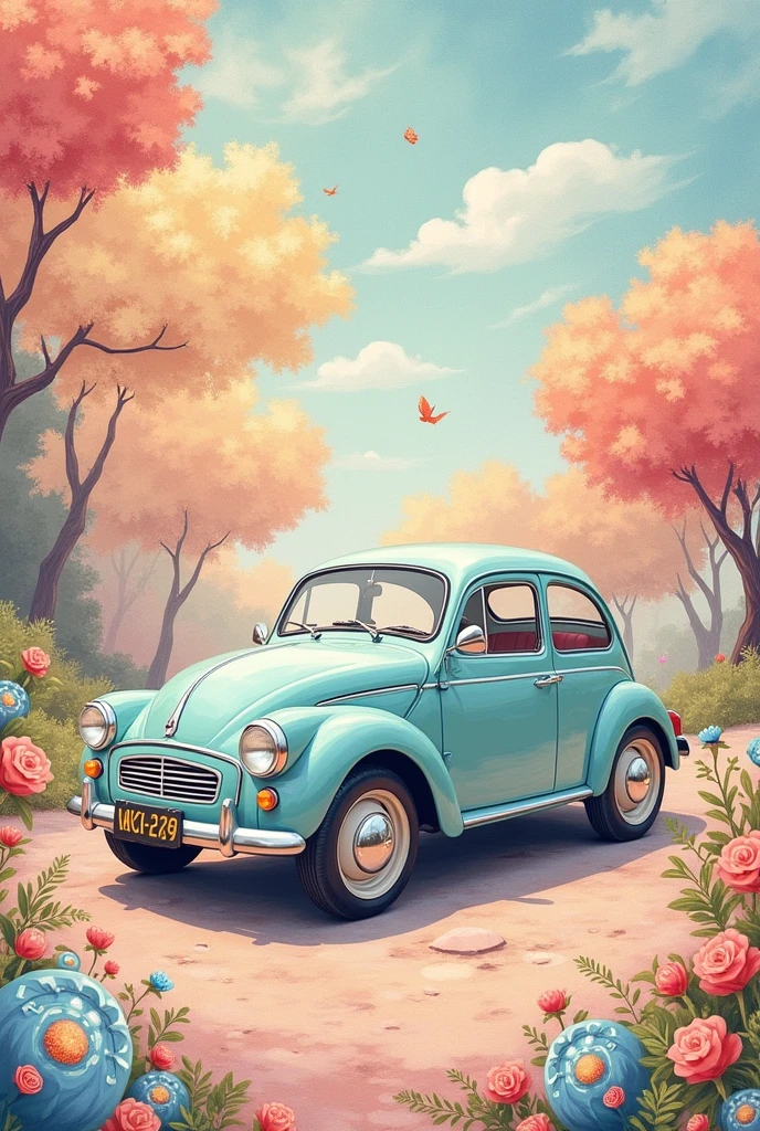 봄날 차량 관리 이미지