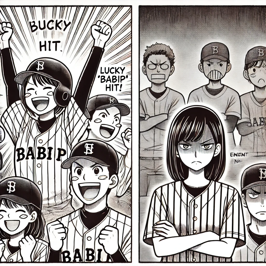 바빕타를 맞은 대조적인 모습